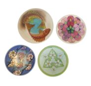 DENNIS CHINA WORKS - FOUR 21ST CENTURY POTTERY PLATES