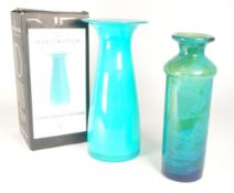 DARTINGTON HANDMADE JUNO VASE WITH MURANO VASE