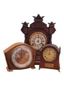 COLLECTION OF 19TH & EARLY 20TH CENTURY MANTLE CLOCKS