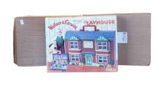 THREE 1989 WALLACE AND GROMIT WEST WALLABY STREET PLAYHOUSE SETS