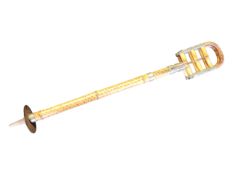 EARLY 20TH CENTURY FRENCH TIGER BAMBOO SHOOTING STICK