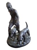 JOHN BROMLEY - LATE 20TH CENTURY HEREDITIES BRONZED RESIN FIGURE