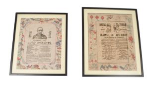 TWO EARLY 20TH CENTURY ROYAL OFFICIAL PROGRAMMES