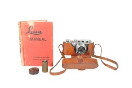 LEICA - 1935 IIIA 35MM RANGEFINDER CAMER & ACCESSORIES