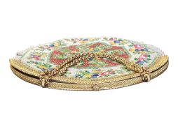 19TH CENTURY VICTORIAN BEADED EVENING BAG