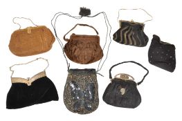 SIX 19TH & 20TH CENTURY PURSES