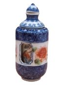 19TH CENTURY CHINESE PORCELAIN SCENT BOTTLE