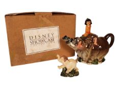 1998 LIMITED EDITION DISNEY JUNGLE BOOK CHINA TEAPOT