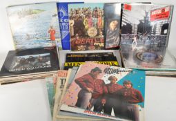 COLLECTION OF LATE 20TH CENTURY ROCK AND FOLK LP VINYL RECORDS