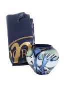 MOORCROFT - 21ST CENTURY KNYPERSLEY PATTERNED SECONDS POTTERY VASE