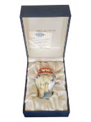 MOORCROFT - 2006 CONTEMPORARY ENAMEL LIDDED POT / VASE