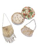 THREE VINTAGE EMBROIDERED PURSES