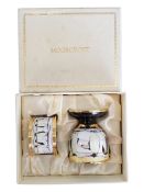 MOORCROFT - 2000 PENGUIN FAMILY ENAMEL EGG UP AND NAKIN RING SET