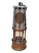 EARLY 20TH CENTURY VINTAGE ECCLES MINERS LAMP