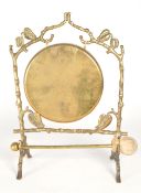 VINTAGE 20TH CENTURY BRASS TABLE TOP GONG