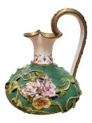 19TH CENTURY BLOOR DERBY PORCELAIN JUG EWER