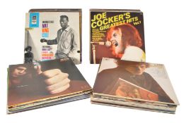 COLLECTION OF LATE 20TH CENTURY ROCK, FUNK, AND POP VINYL LP RECORDS