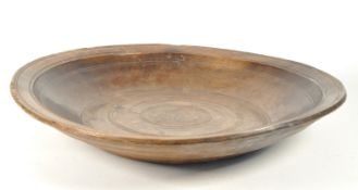 LARGE 19TH CENTURY VICTORIAN SYCAMORE DAIRY / DOUGH BOWL