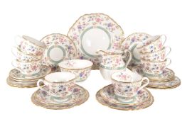 SPODE - 20TH CENTURY AUDLEY PART TEA SERVICE