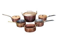 COLLECTION OF 20TH CENTURY COPPER KITCHENWARE