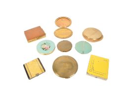 COLLECTION OF VINTAGE MIRRORED COMPACTS