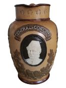 DOULTON LAMBETH 19TH CENTURY STONEWARE COMMEMORATIVE JUG