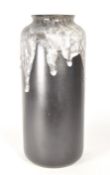 MID CENTURY WEST GERMAN SALT GLAZED FAT LAVA VASE