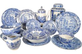 COLLECTION OF 20TH CENTURY SPODES ITALIAN BLUE AND WHITE CERAMICS