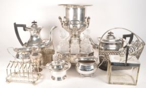LARGE COLLECTION OF SILVER PLATED ITEMS