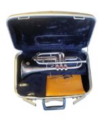 20TH CENTURY CONN USA TRUMPET MUSICAL INSTRUMENT CASED