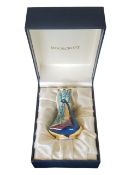 MOORCROFT - 2000 CONTEMPORARY ENAMEL MINIATURE VASE