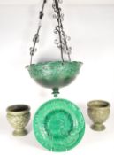 COLLECTION OF LATE 19TH / EARLY 20TH CENTURY MAJOLICA PIECES