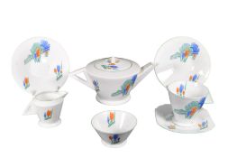 SHELLEY - 1930S ART DECO CHINA TEA SERVICE