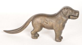 EARLY 20TH CENTURY BRASS DOG NUT CRACKER