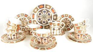ROYAL CROWN DERBY - PORCELAIN IMARI TEA SERVICE / SET