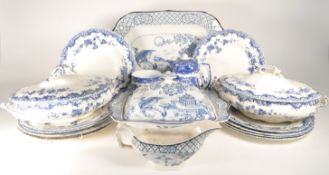 COLLECTION OF 20TH CENTURY BLUE AND WHITE CERAMICS