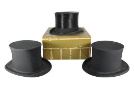 THOMAS TOWNEND & CO - THREE VINTAGE EARLY 20TH CENTURY TOP HATS