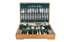 20TH CENTURY COMMUNITY SILVER PLATED 8 PEOPLE CANTEEN OF CUTLERY