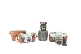 CARL ZEISS - 1950S CONTAX IIA 35MM RANGEFINDER