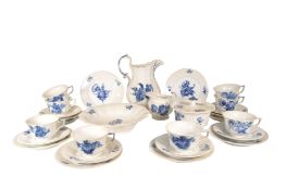 ROYAL COPENHAGEN, DENMARK - VINTAGE BLUE FLOWER PART COFFEE SET