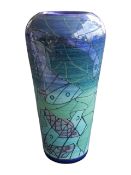 DENNIS CHINA WORKS - 2004 CONTEMPORARY EARTHENWARE POTTERY VASE