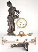 EARLY 20TH CENTURY NEO CLASSICAL MANTLE CLOCK