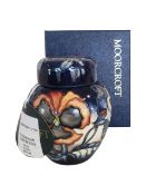 MOORCROFT - 2001 LIMITED EDITION PANSY DESIGN LIDDED GINGER JAR