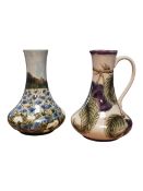 COBRIDGE - LATE 20TH CENTURY STONEWARE VASE AND JUG