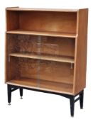NATHAN - MID CENTURY TEAK BOOKCASE DISPLAY CABINET