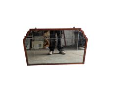 EARLY 20TH CENTURY ART DECO OVERMANTEL MIRROR