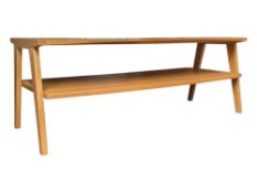 CONTEMPORARY OAK FURNITURE LAND MANNER LONG JOHN TABLE
