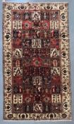 EARLY 20TH CENTURY CENTRAL PERSIAN BAKHTIAR FLOOR CARPET RUG