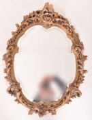 VINTAGE 20TH CENTURY FRENCH ROCOCO STYLE HANGING MIRROR