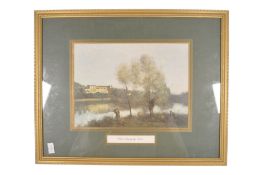 AFTER JEAN-BAPTISTE-CAMILLE COROT - 20TH CENTURY 'VILLE D'AVRAY' PRINT